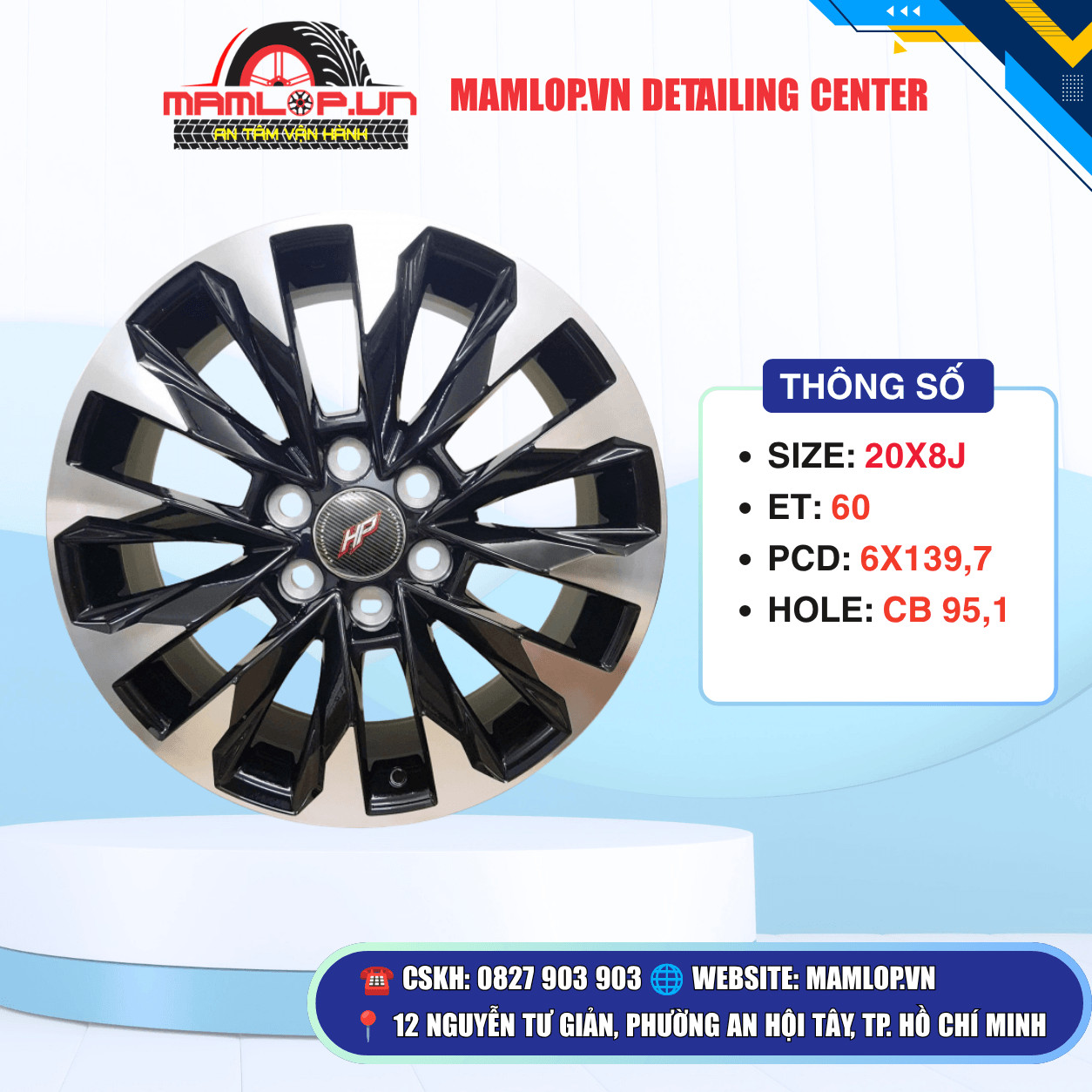 MÂM 20 INCH FORD RANGER – FORD EVEREST | MÂM 6X139.7