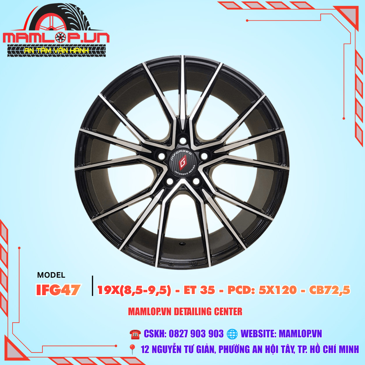 Mâm 19 Inch Cho BMW, VinFast Lux A – Phối Dáng Thể Thao, Nâng Tầm Ngoại Hình