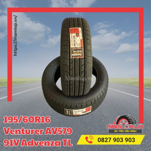 Lốp 195/60R16 Venturer AV579 91V Advenza TL