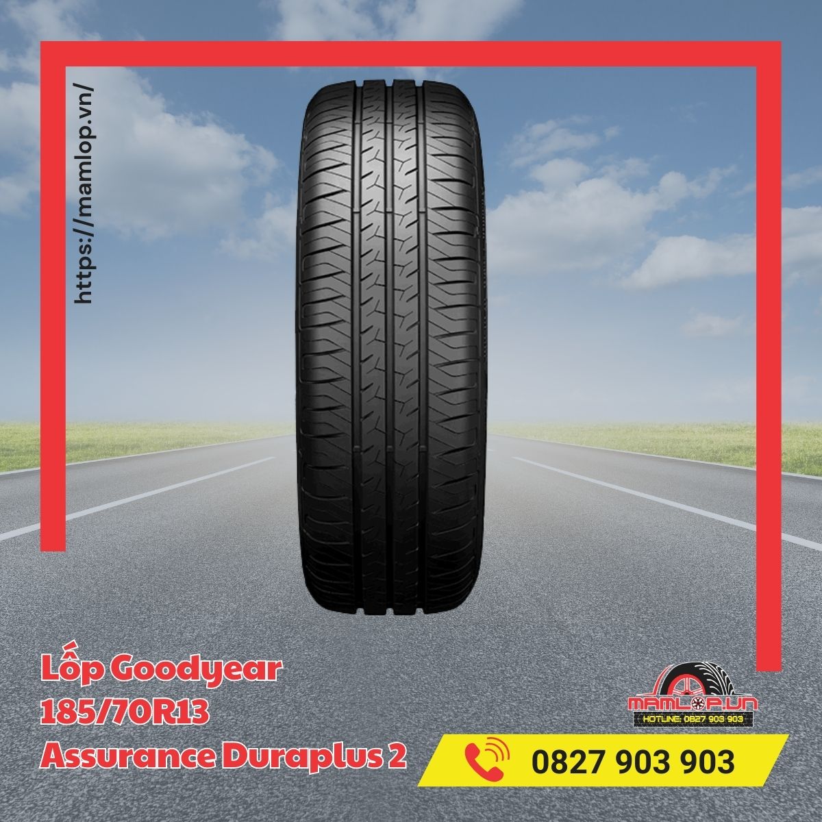 Lốp Goodyear 185/70R13 Assurance Duraplus 2 tương thích với dòng xe nào?