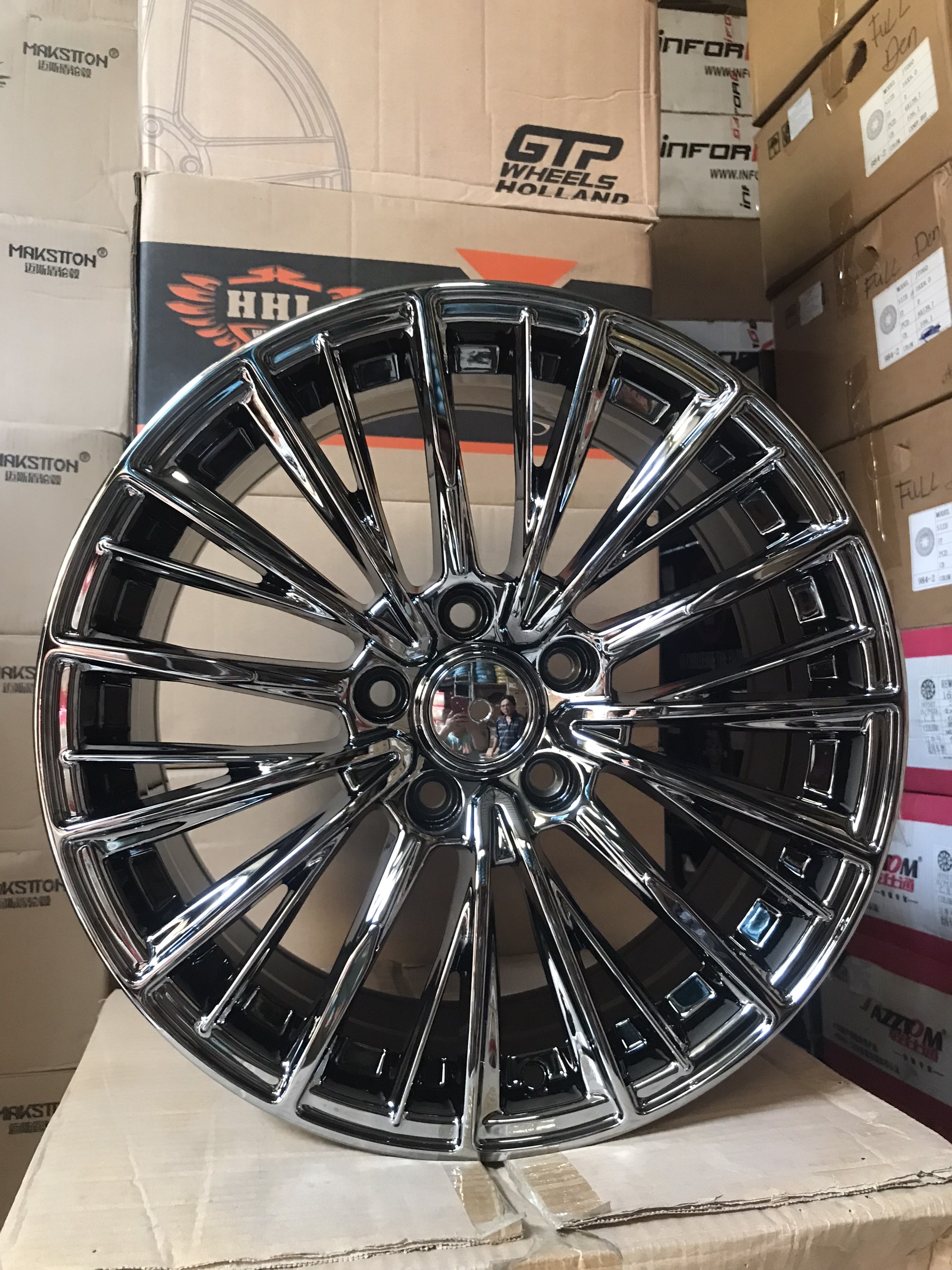 Mâm 17 inch si Crom cho Kona, Elantra, Civic