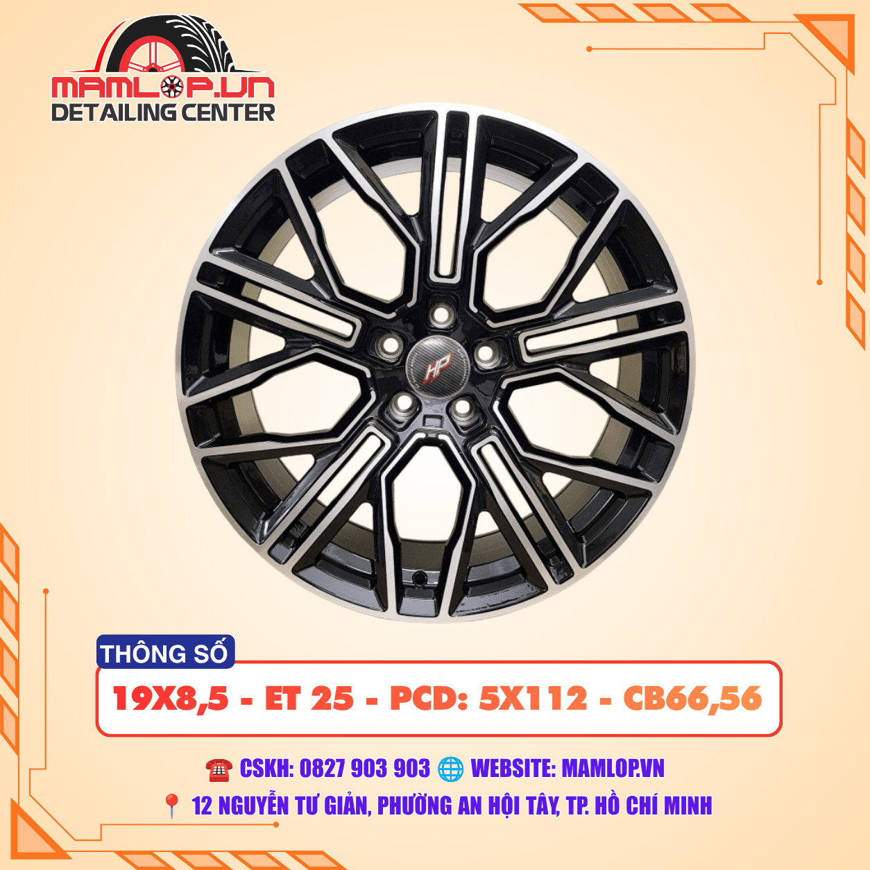Mâm 19 Inch 5x112 – Dáng Thể Thao Cho Mercedes, BMW, Audi
