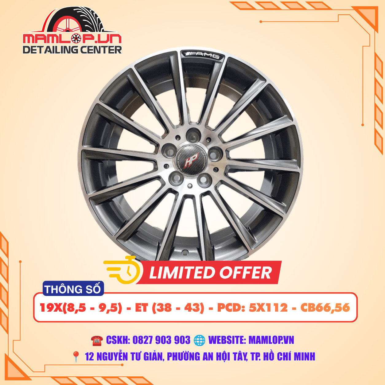 Mâm 19 Inch AMG Cho Mercedes – Nâng Cấp Diện Mạo Sang Trọng, Thể Thao