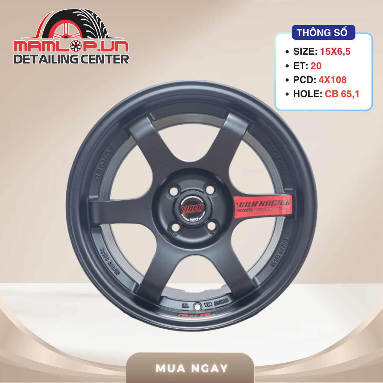 Bộ 04 lazang ô tô màu xám chì 15inch