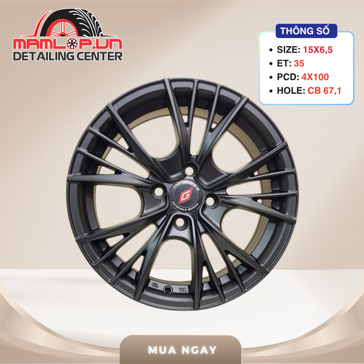 Bộ mâm oto 15inch