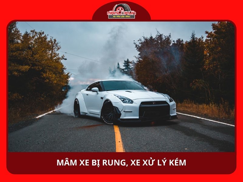 Mâm xe bị rung, xe xử lý kém