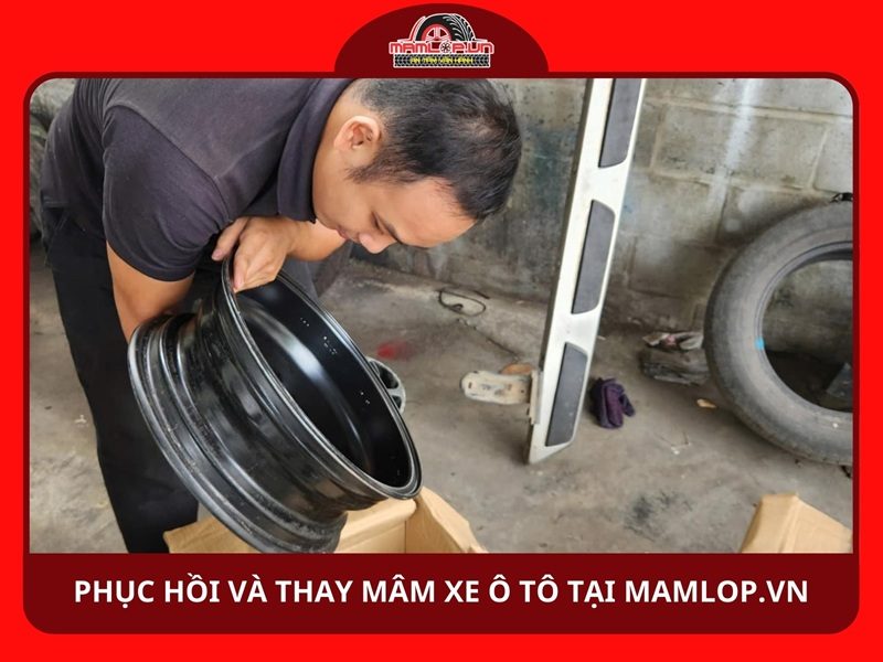 Dịch vụ phục hồi và thay mâm xe ô tô tại Mamlop.vn