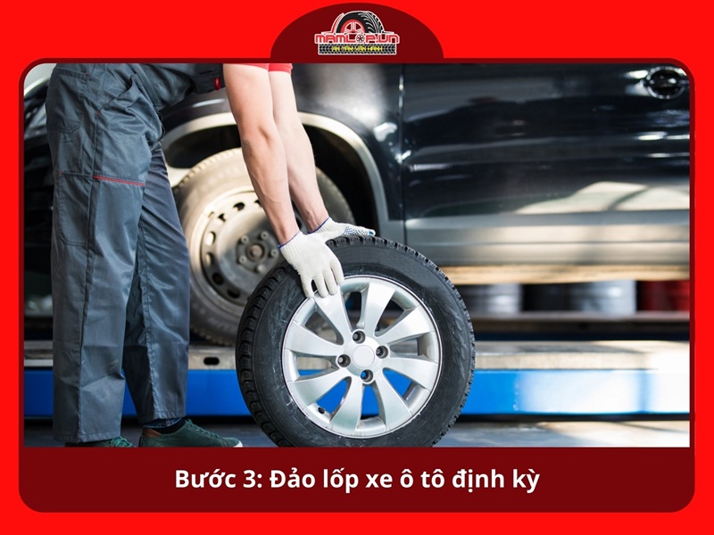 Buoc 3 Dao lop xe o to dinh ky