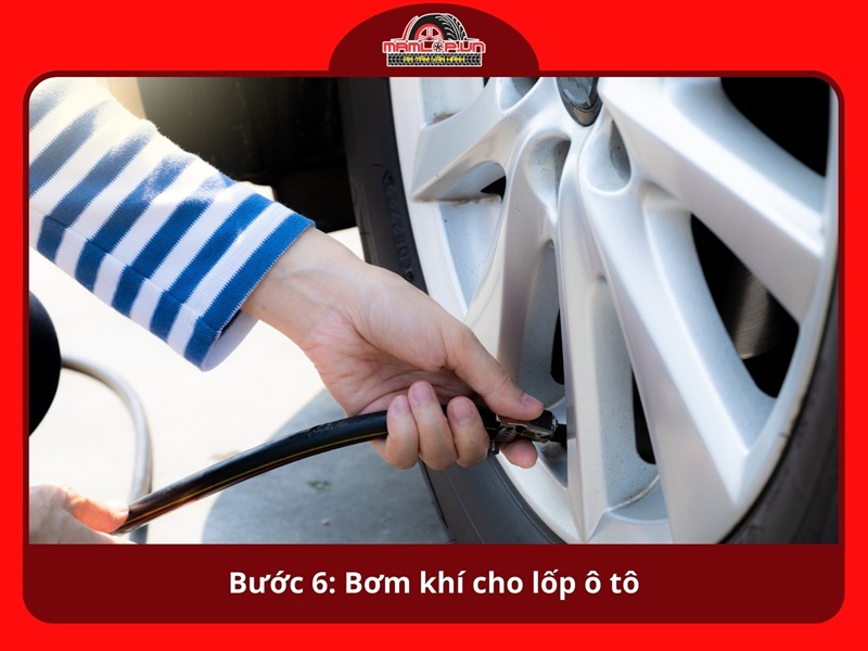 Buoc 6 Bom khi cho lop o to