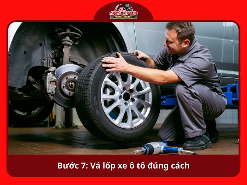 Buoc 7 Va lop xe o to dung cach