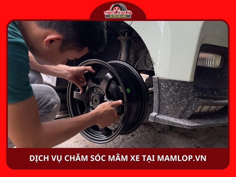 Dịch vụ chăm sóc mâm xe tại Mamlop.vn