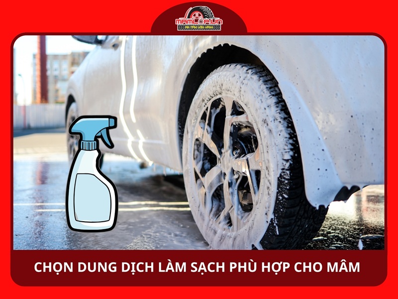 Lựa chọn dung dịch làm sạch và dụng cụ phù hợp