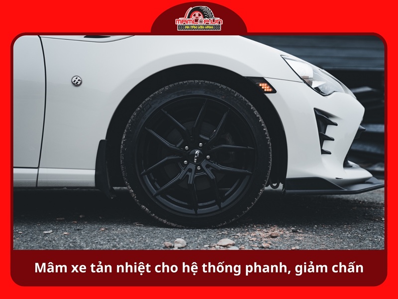 Tan nhiet cho he thong phanh giam chan