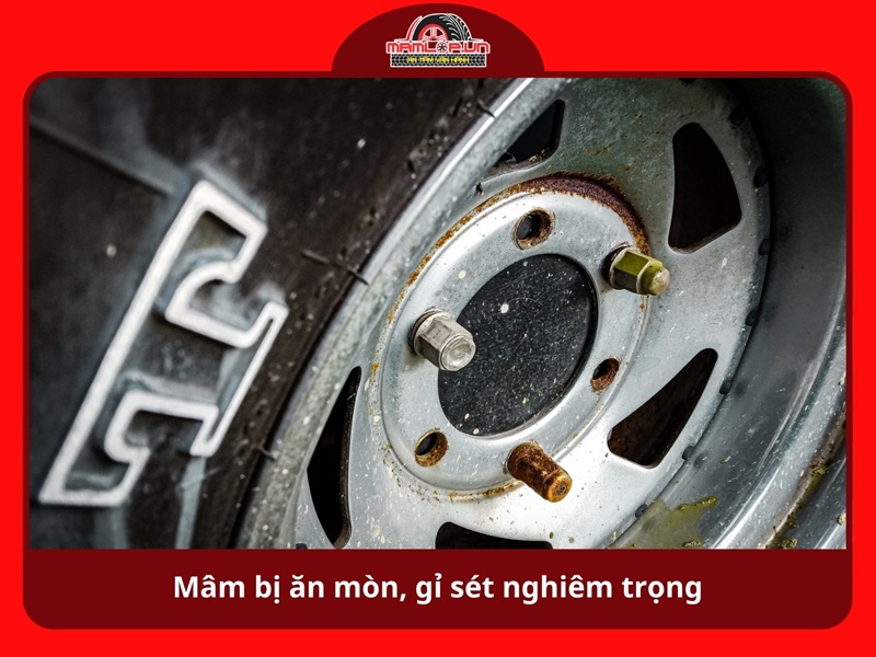 Ăn mòn, gỉ sét nghiêm trọng