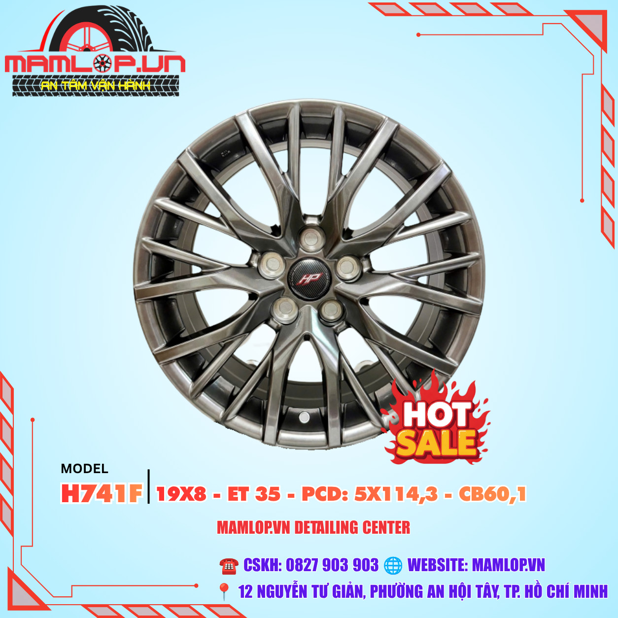 Mâm 19inch VinFast Limo Green
