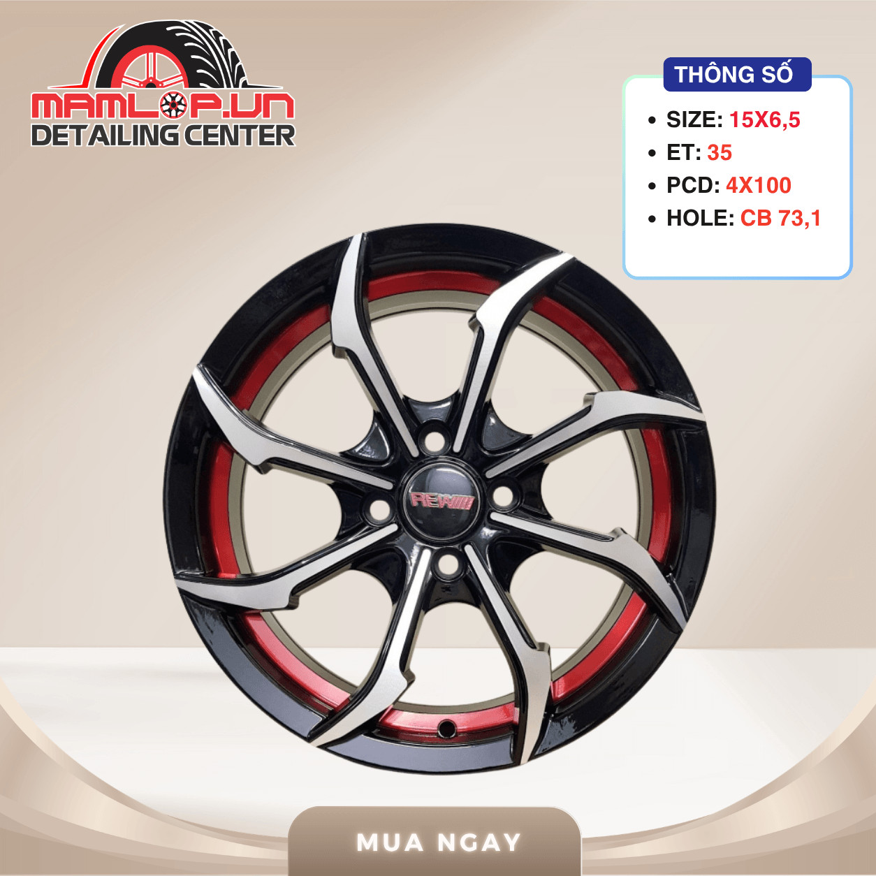 Lazang ô tô 15 inch