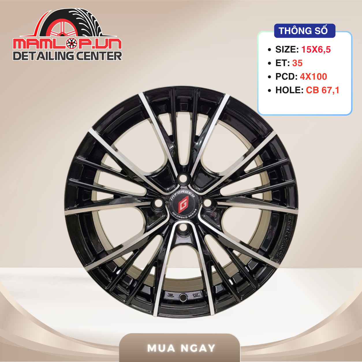 Lazang oto 15inch pcd 4x100