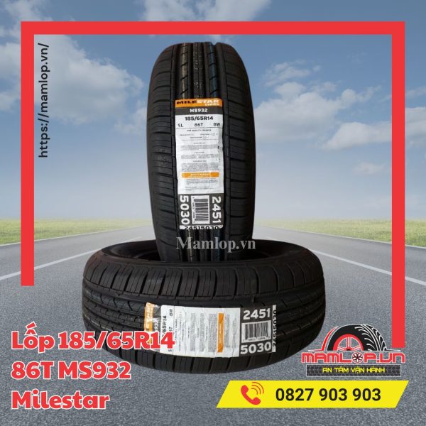 Lốp 185/65R14 86T MS932 Milestar