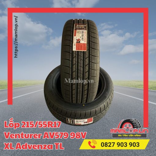 Lốp 215/55R17 Venturer AV579 98V XL Advenza TL