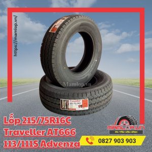 Lốp 215:75R16C Traveller AT666 113:111S Advenza TL