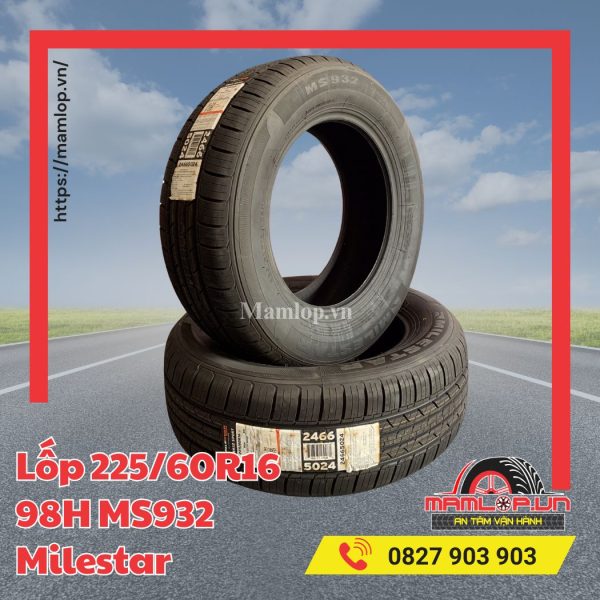 Lốp 225/60R16 98H MS932 Milestar