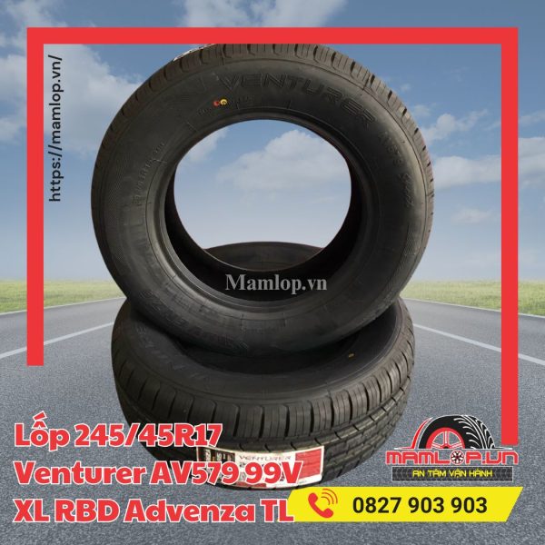 Lốp 245/45R17 Venturer AV579 99V XL RBD Advenza TL