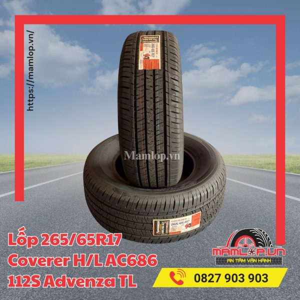 Lốp 265/65R17 Coverer H/L AC686 112S Advenza TL