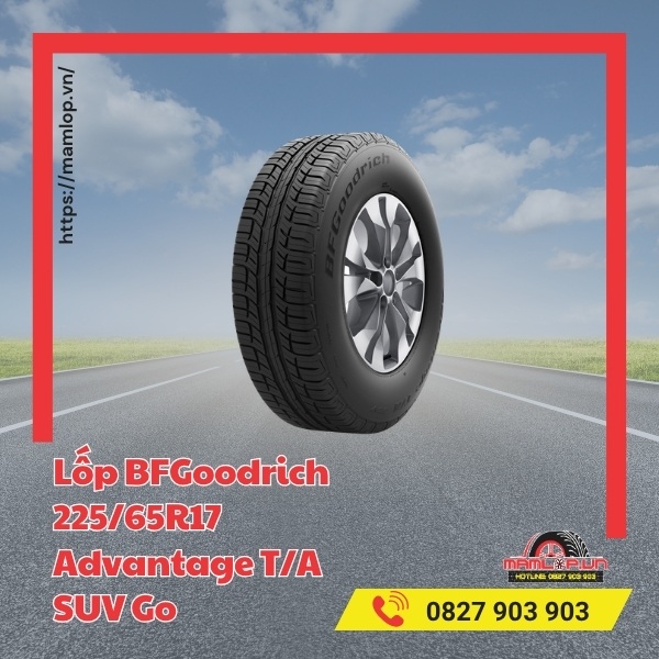 Lốp BFGoodrich 225/65R17 Advantage T/A SUV Go phù hợp với xe nào?