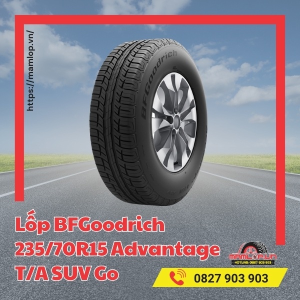 Lốp BFGoodrich 235/70R15 Advantage T/A SUV Go tương thích với xe nào?