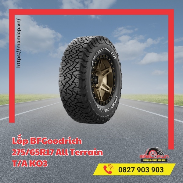 Dòng xe phù hợp với vỏ BFGoodrich 275/65R17 All Terrain T/A KO3
