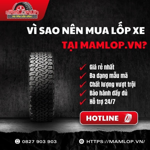 Đặt mua lốp xe BFGoodrich 275/70R16 All Terrain T/A KO2 chính hãng tại Mamlop.vn