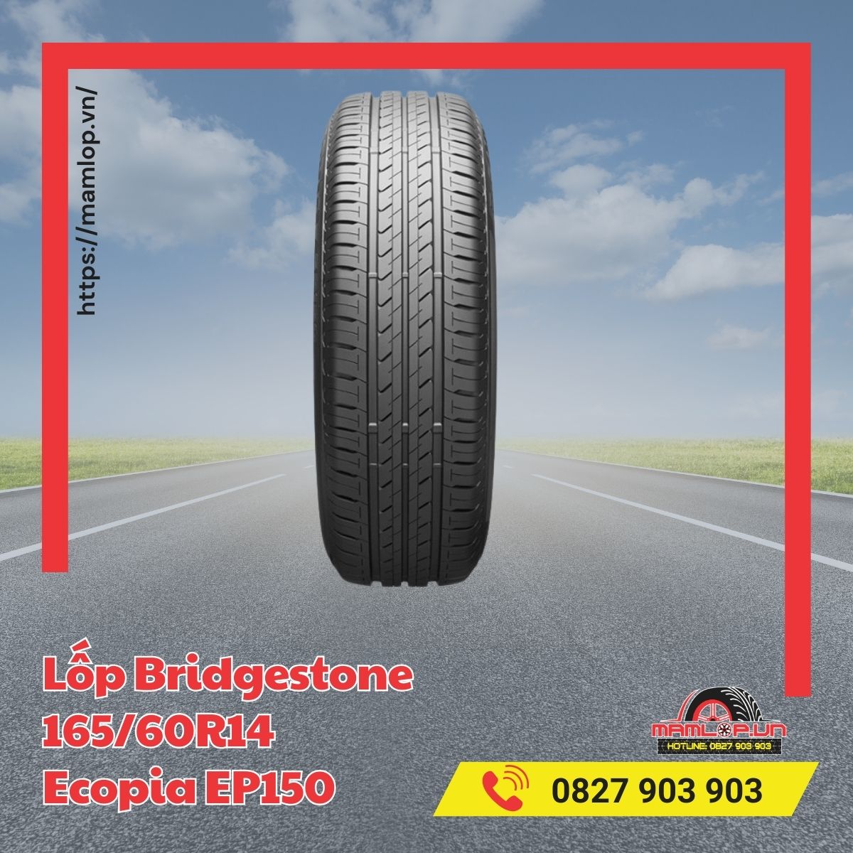 Đặc điểm lốp ô tô Bridgestone 165/60R14 Ecopia EP150
