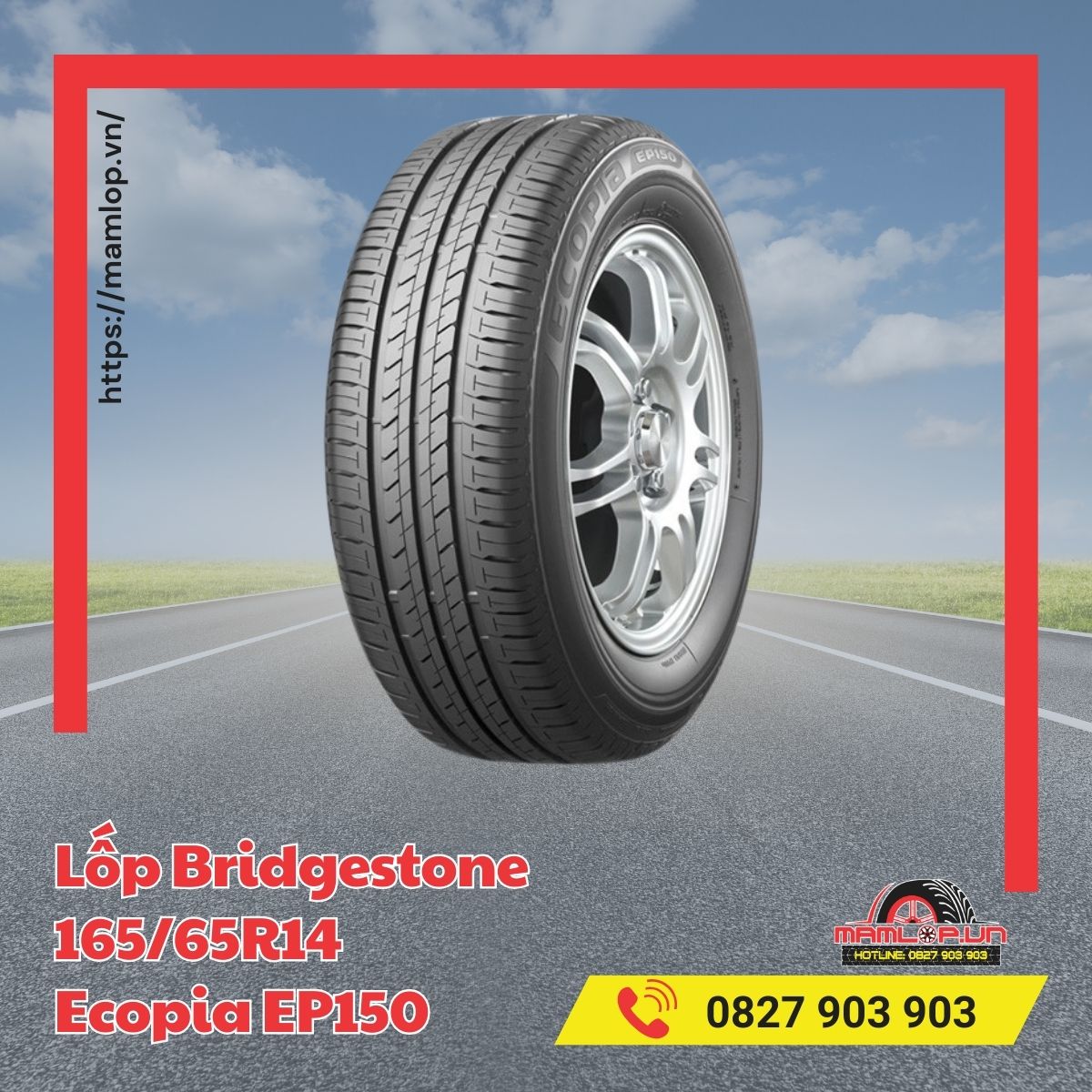 Lốp Bridgestone 165/65R14 Ecopia EP150 tương thích với dòng xe nào?