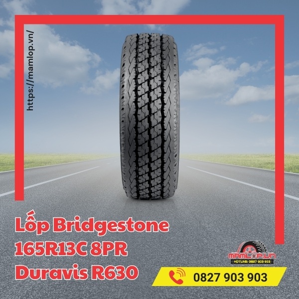 Lốp Bridgestone 165R13C 8PR Duravis R630 tương thích với dòng xe nào?