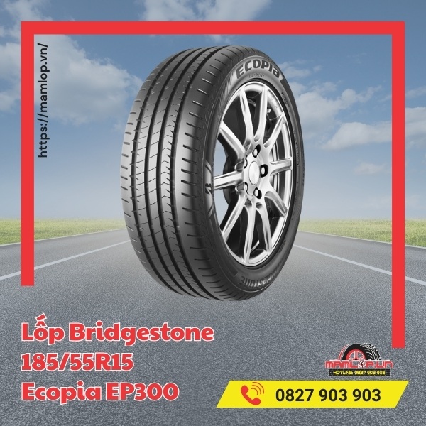 Lốp Bridgestone 185/55R15 Ecopia EP300 phù hợp với dòng xe nào?