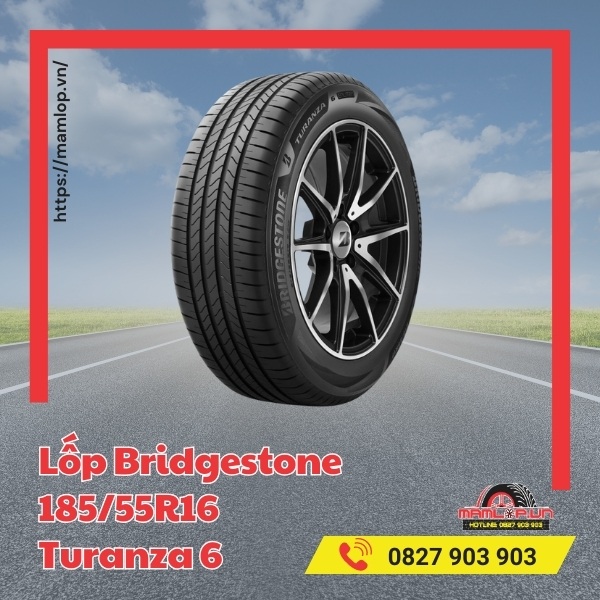 Dòng xe tương thích với lốp Bridgestone 185/55R16 Turanza 6