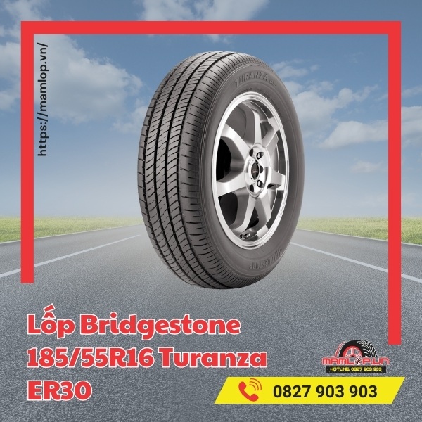 Lốp Bridgestone 185/55R16 Turanza ER30 tương thích với xe nào?