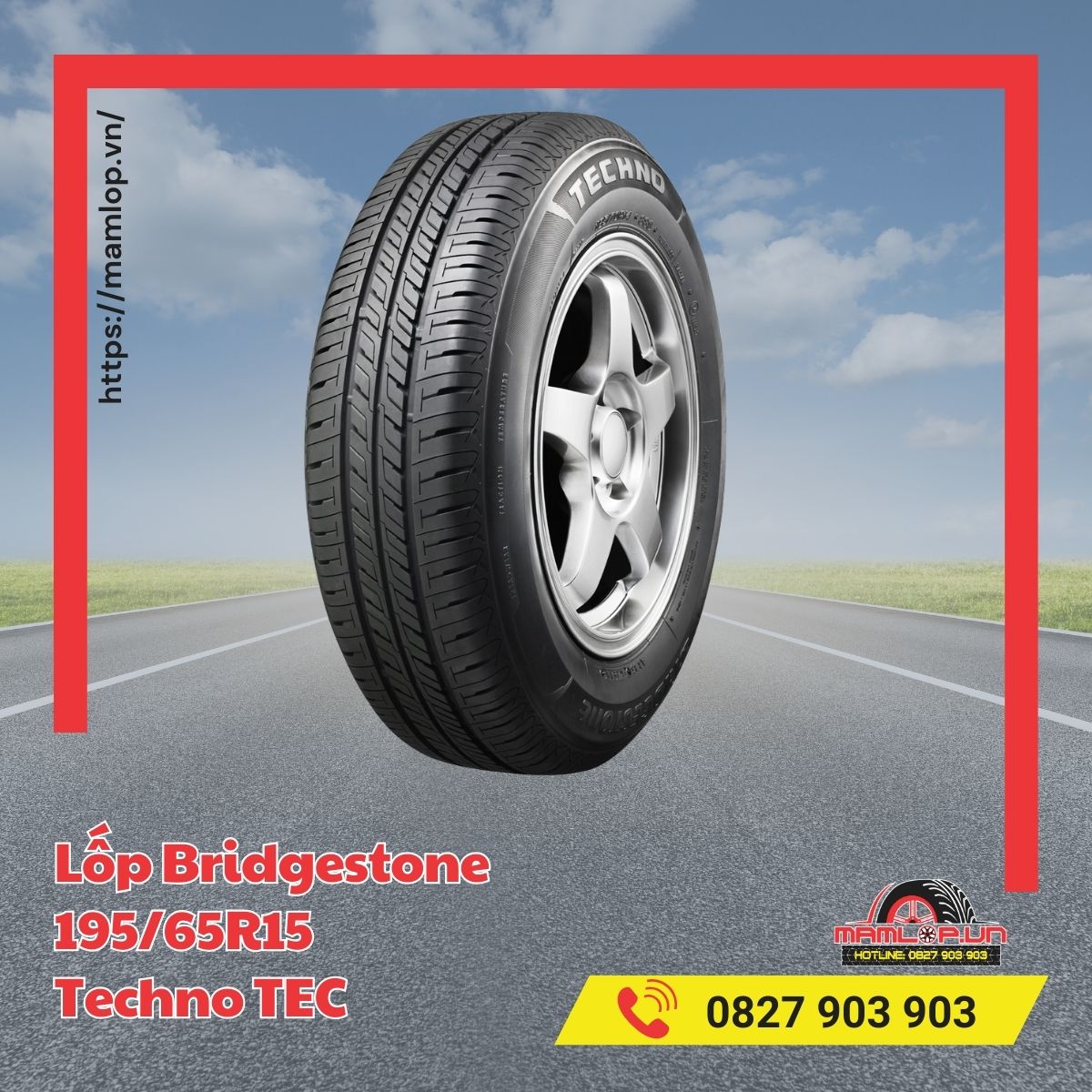 Dòng xe tương thích với vỏ Bridgestone 195/65R15 Techno TEC