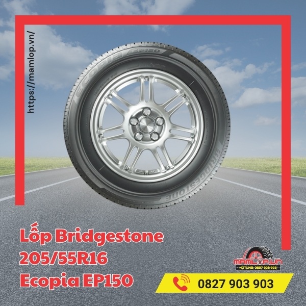Lốp Bridgestone 205/55R16 Ecopia EP150 phù hợp với xe nào?
