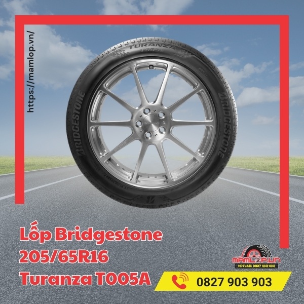 Đặc tính của lốp Bridgestone 205/65R16 Turanza T005A
