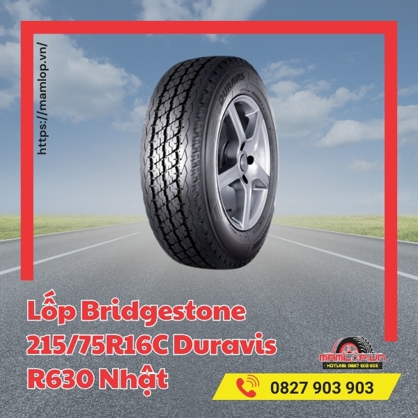 Lốp Bridgestone 215/75R16C Duravis R630 Nhật tương thích với xe nào?