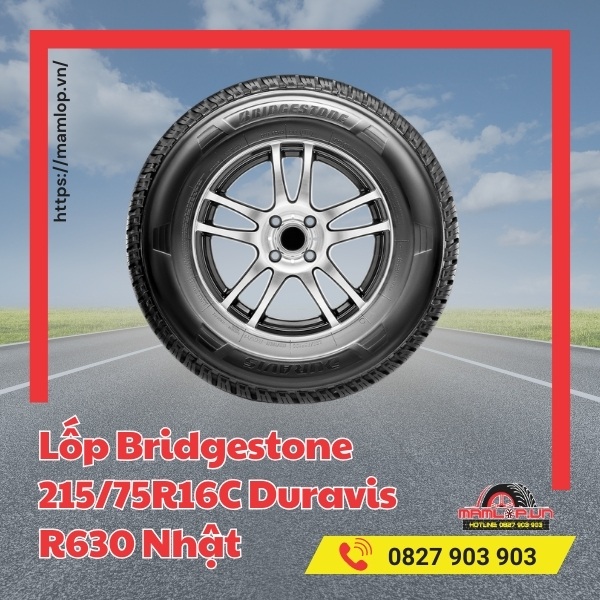 Lưu ý khi sử dụng vỏ xe Bridgestone 215/75R16C Duravis R630 Nhật