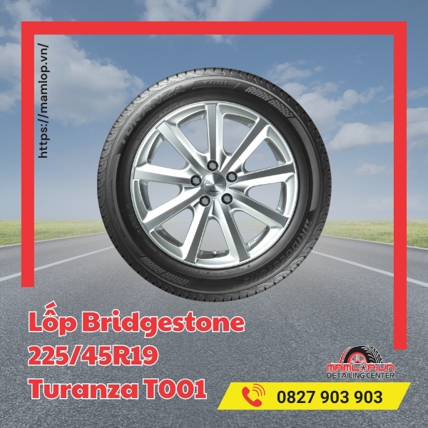 Dòng xe tương thích với vỏ Bridgestone 225/45R19 Turanza T001