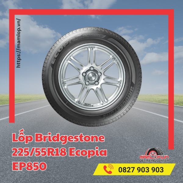 Lốp Bridgestone 225/55R18 Ecopia EP850 phù hợp với dòng xe nào?
