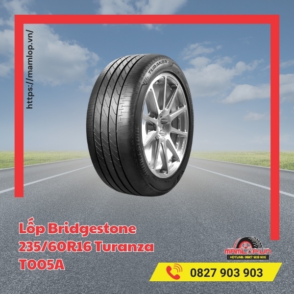 Lốp Bridgestone 235/60R16 Turanza T005A tương thích với xe gì?