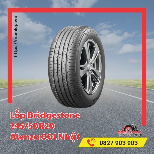 Lưu ý khi dùng lốp ô tô Bridgestone 245/50R20 Alenza 001 Nhật