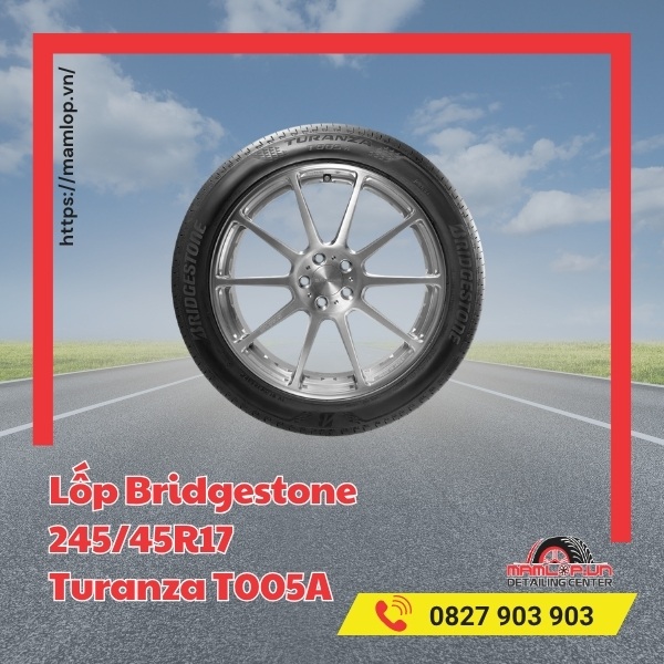 Lốp Bridgestone 245/45R17 Turanza T005A phù hợp với xe nào?