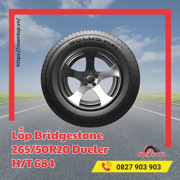 Lốp Bridgestone 265/50R20 Dueler H/T 684 tương thích dòng xe nào?