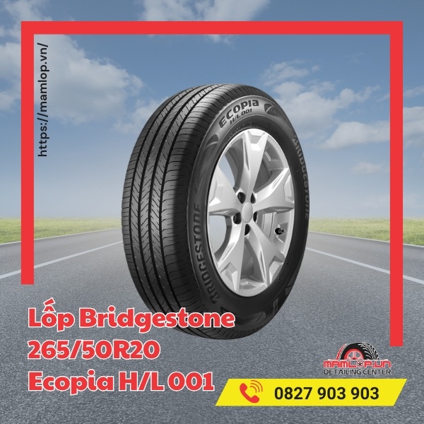 Lưu ý khi dùng lốp ô tô Bridgestone 265/50R20 Ecopia H/L 001