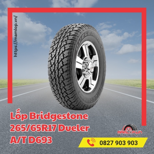 Đặc tính của vỏ Bridgestone 265/65R17 Dueler A/T D693